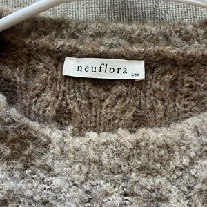 Neuflora Women's Cozy Brown Sweater
